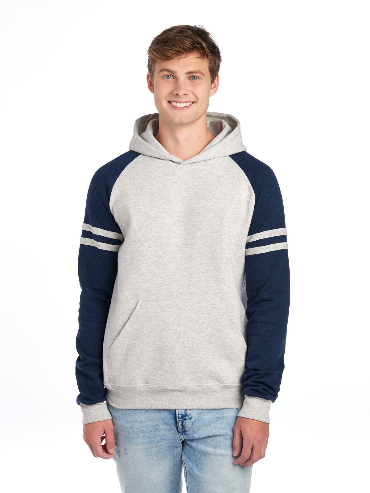 NuBlend Varsity Colour-Block Hooded Sweatshirt