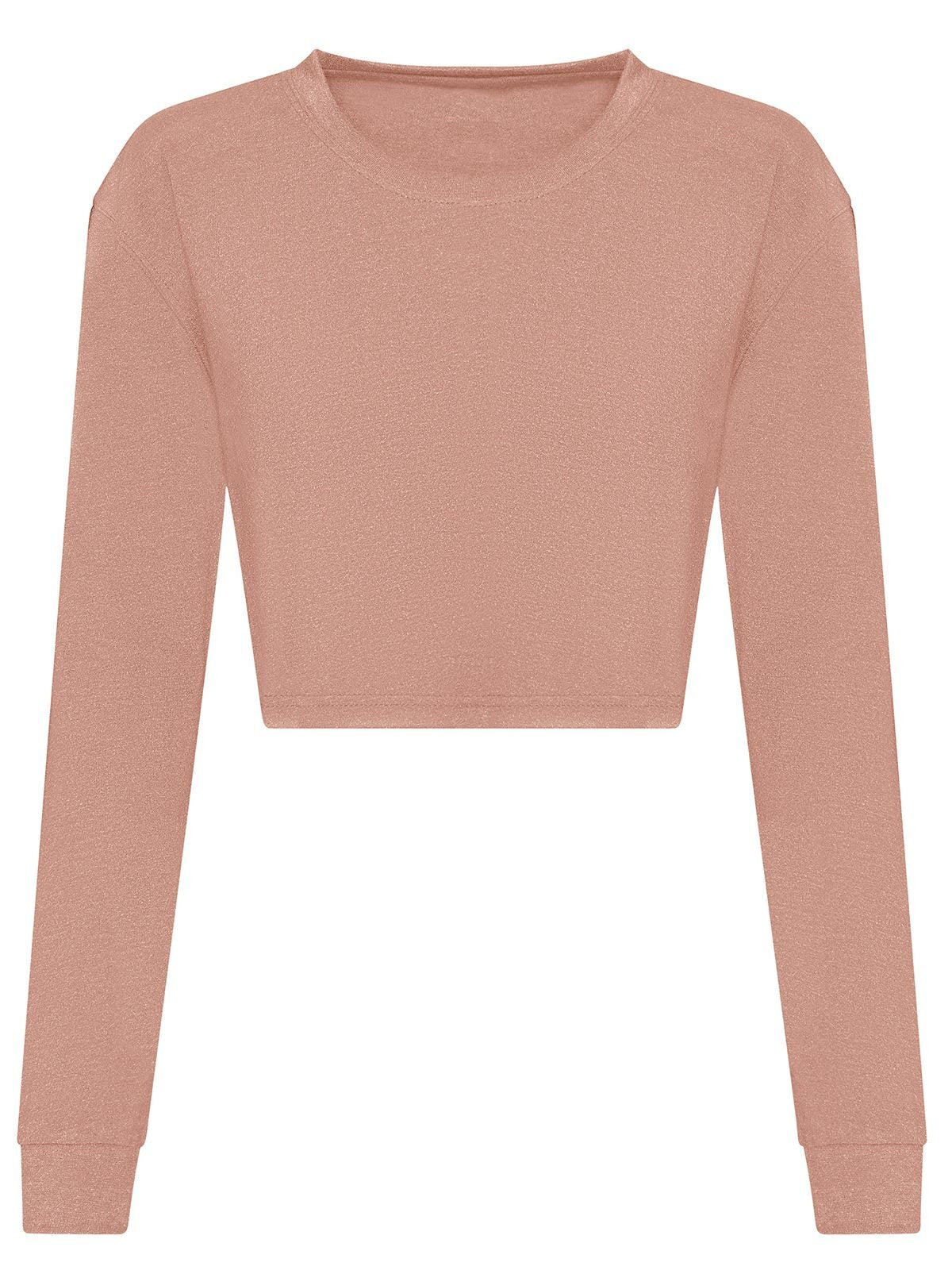 Womenâs Long Sleeved Cropped T