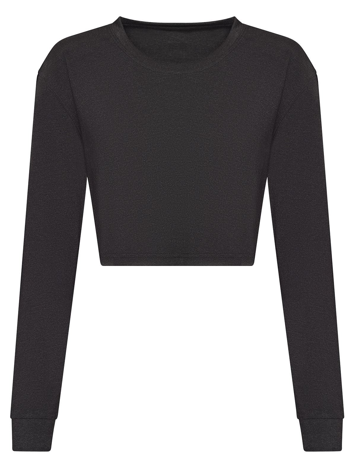 Womenâs Long Sleeved Cropped T