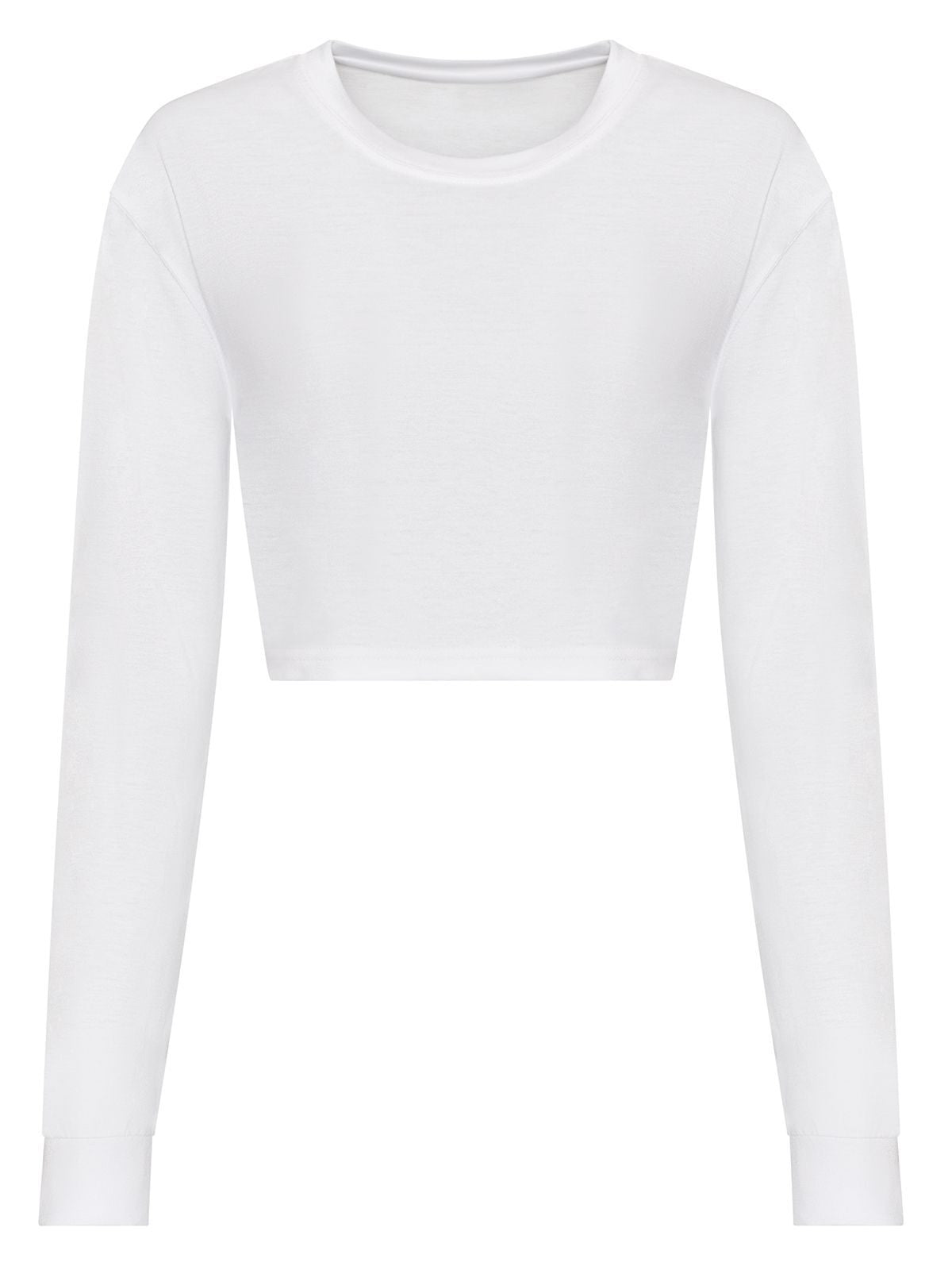 Womenâs Long Sleeved Cropped T