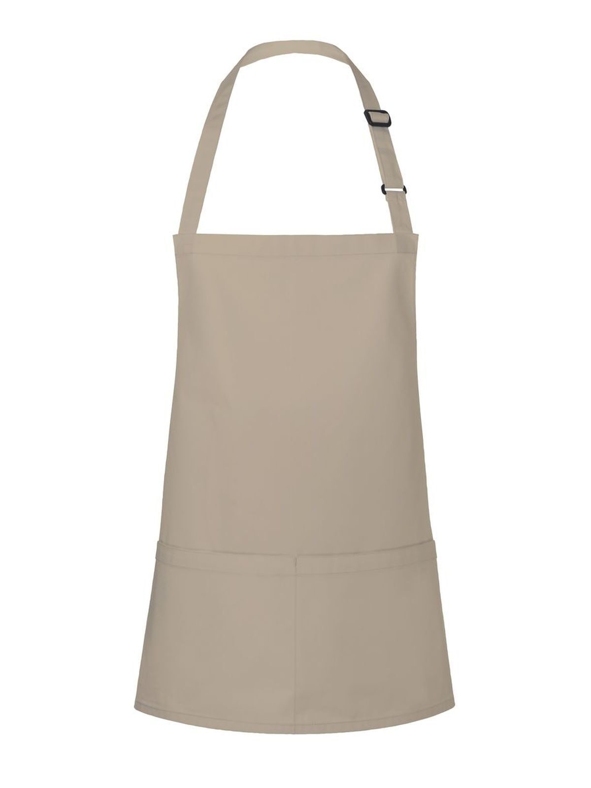 Short Bib Apron Basic With Buckle And Pocket
