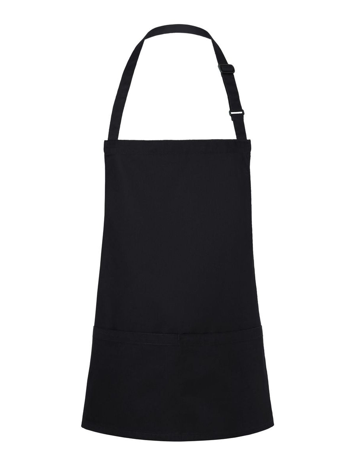 Short Bib Apron Basic With Buckle And Pocket