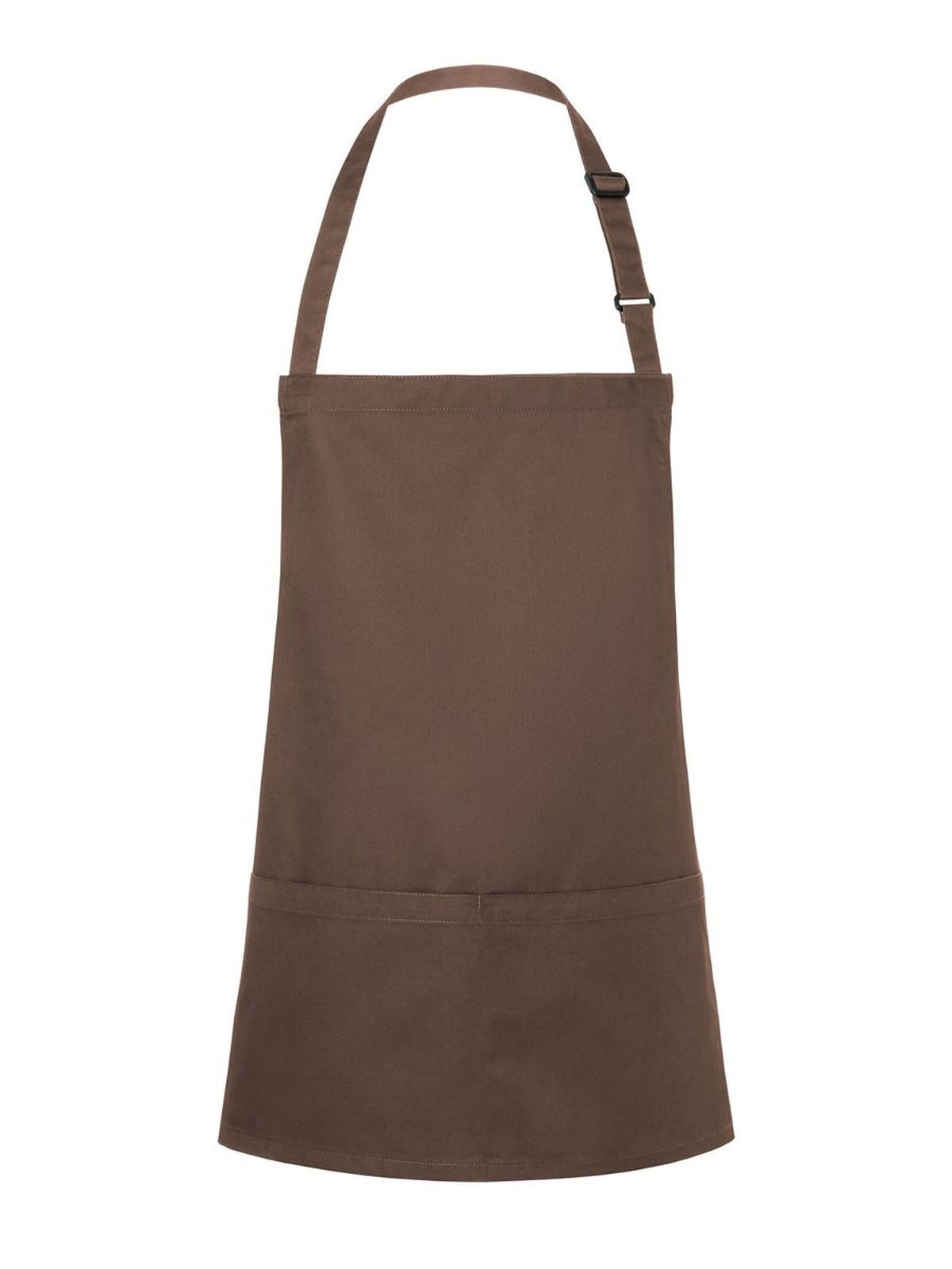Short Bib Apron Basic With Buckle And Pocket