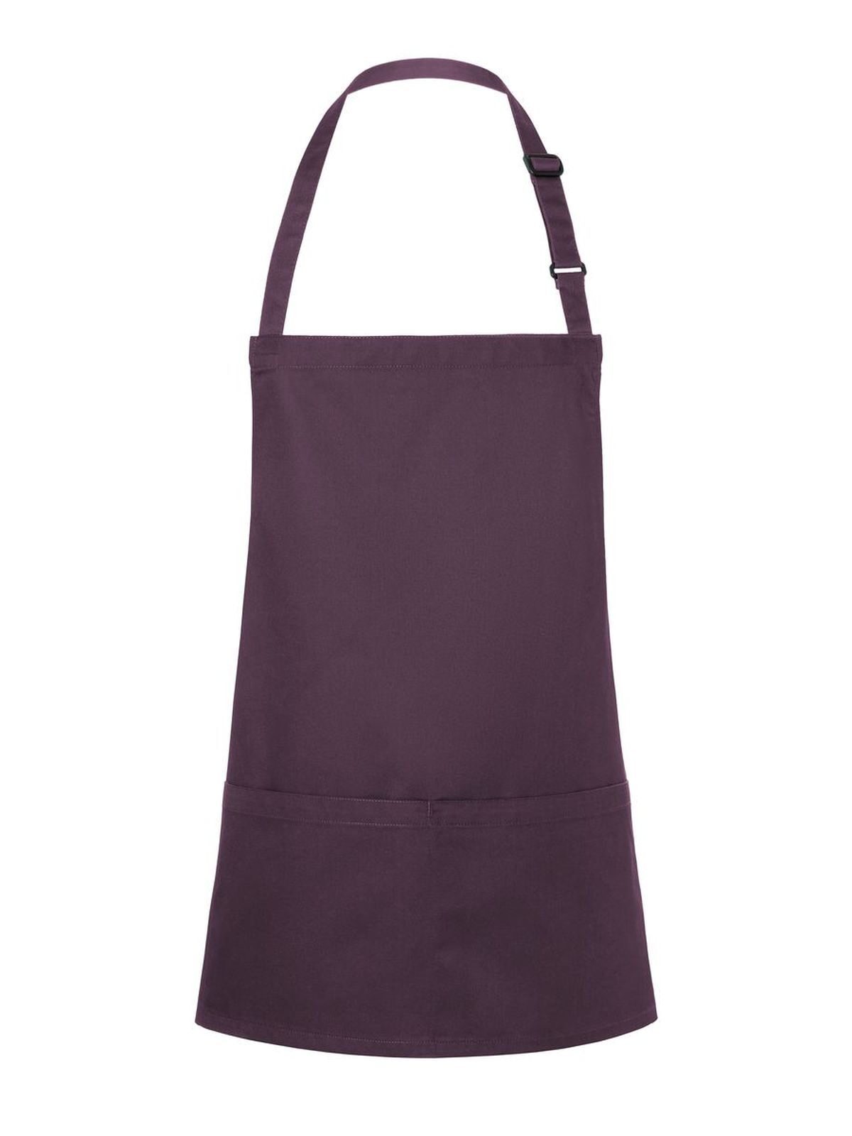 Short Bib Apron Basic With Buckle And Pocket
