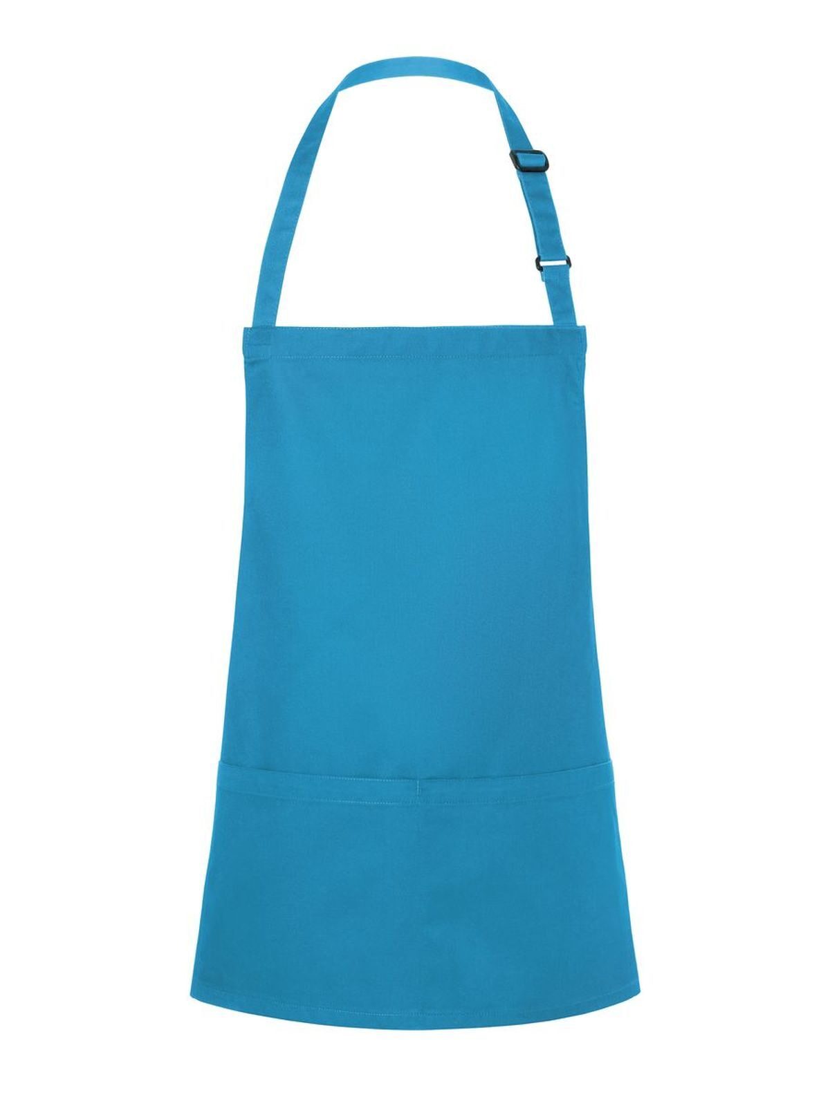 Short Bib Apron Basic With Buckle And Pocket