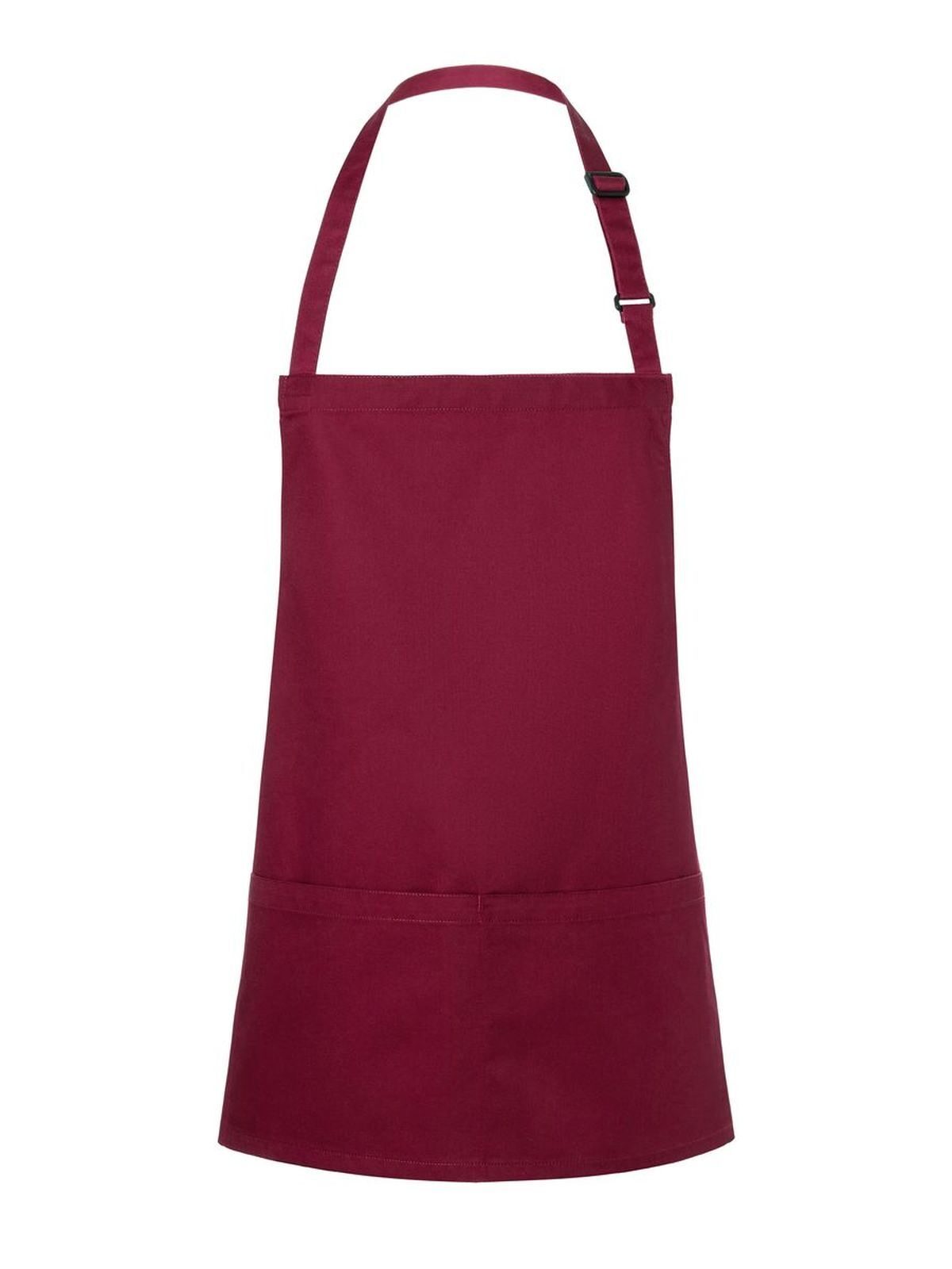 Short Bib Apron Basic With Buckle And Pocket