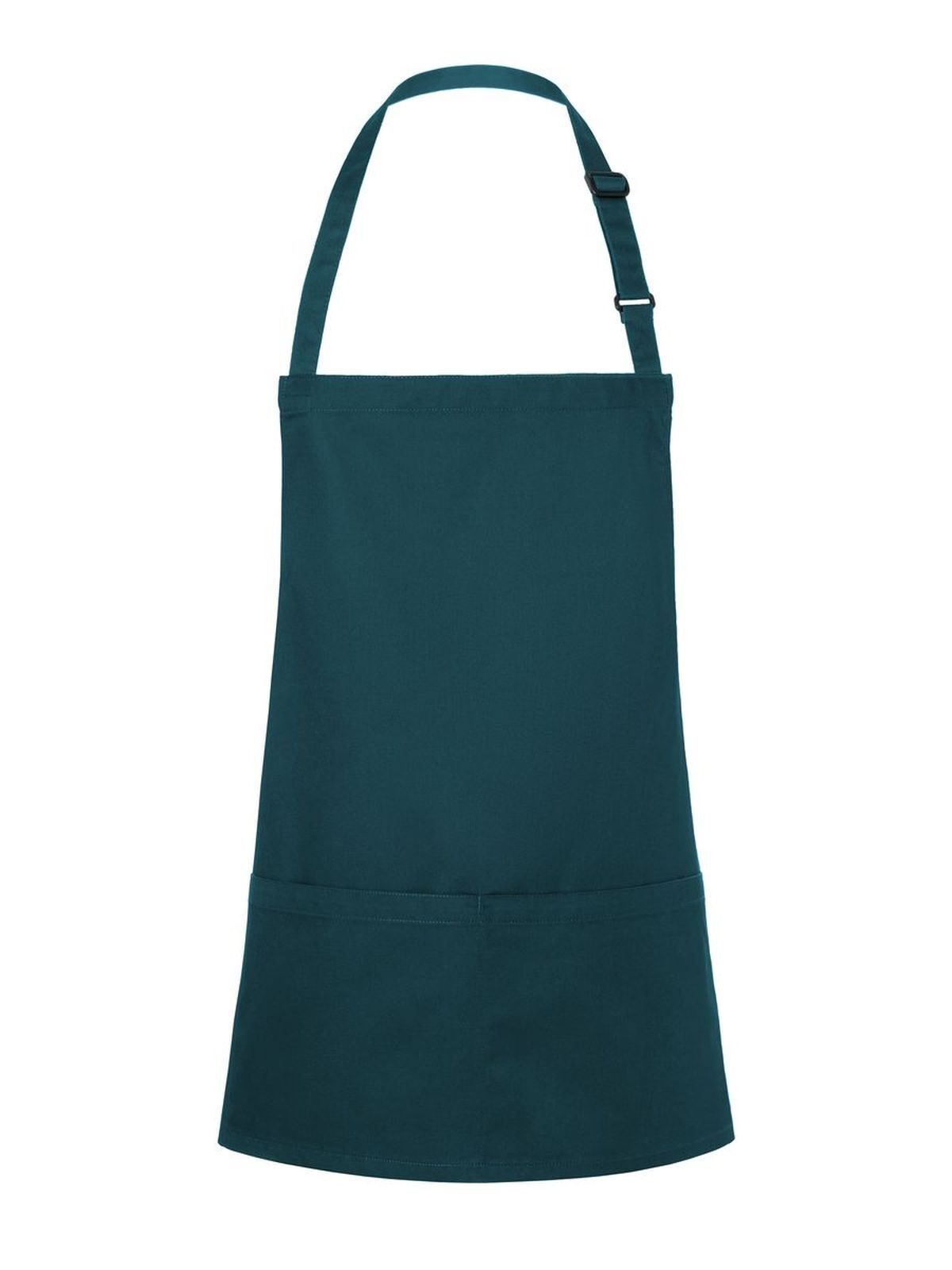 Short Bib Apron Basic With Buckle And Pocket
