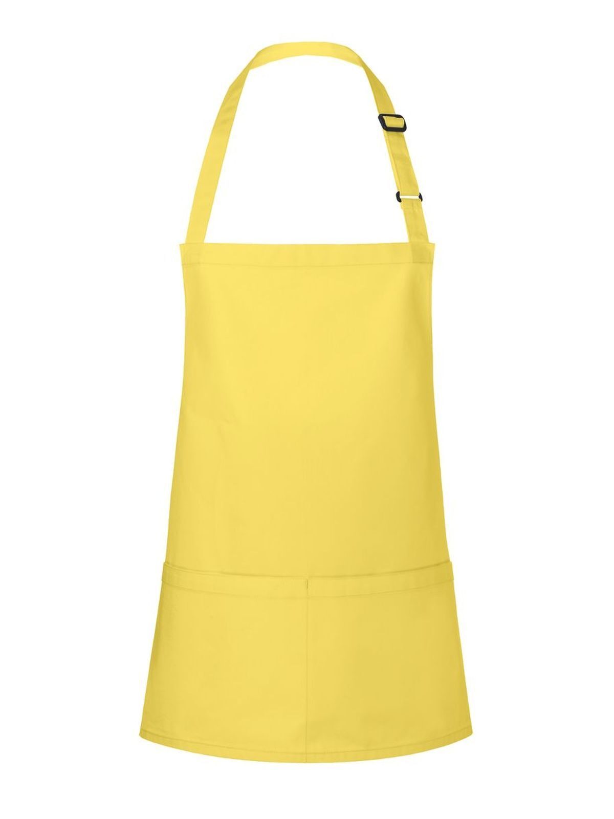 Short Bib Apron Basic With Buckle And Pocket