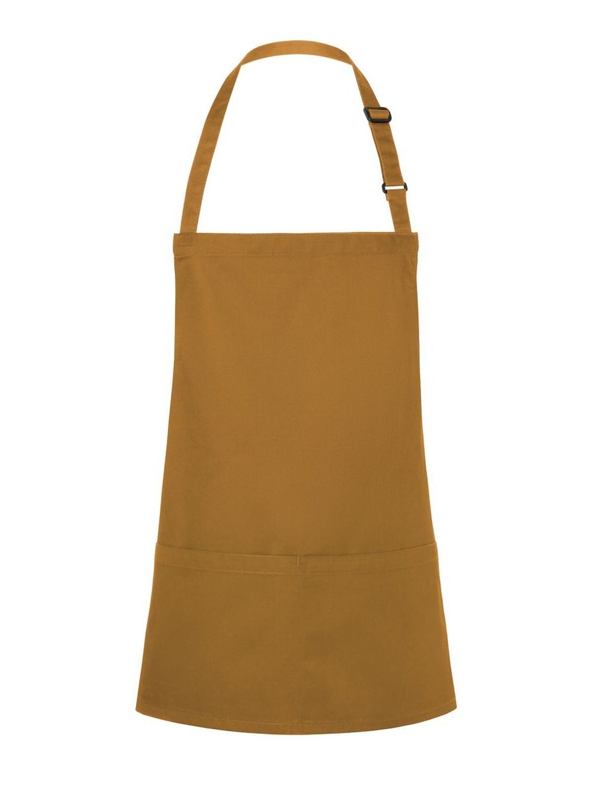 Short Bib Apron Basic With Buckle And Pocket