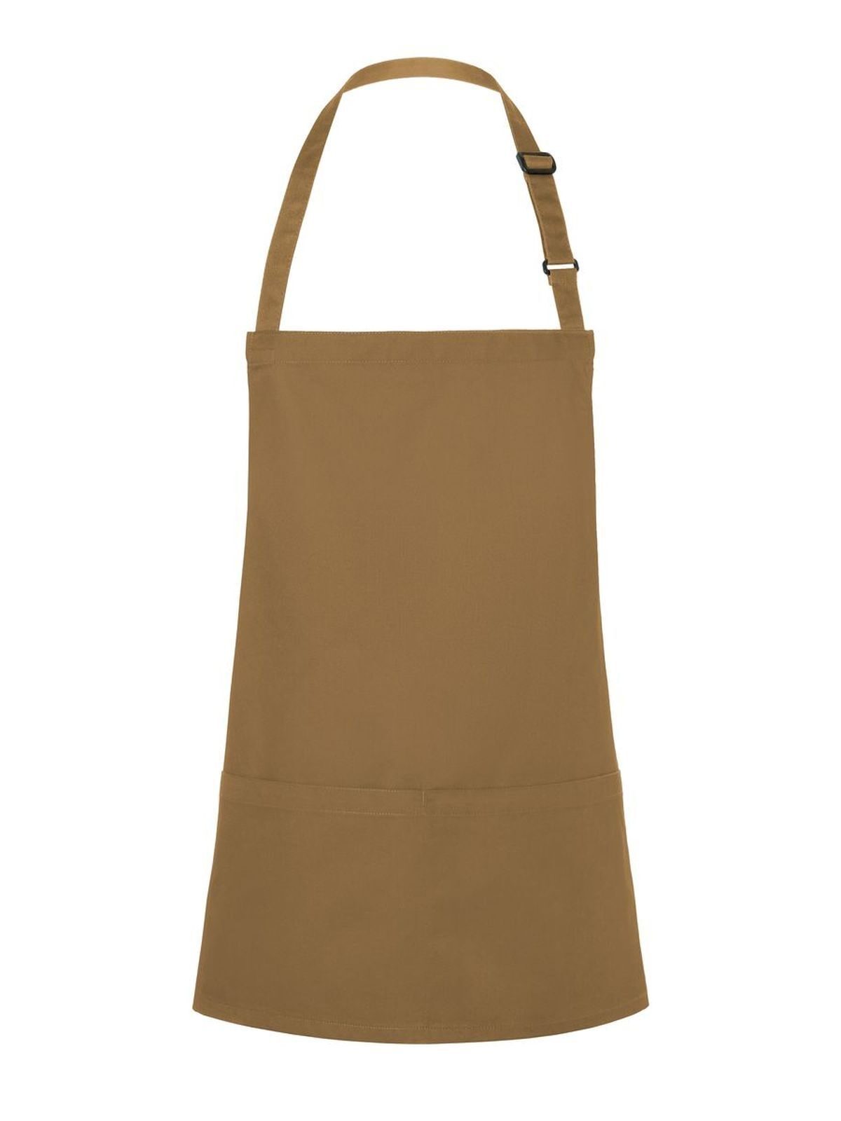 Short Bib Apron Basic With Buckle And Pocket