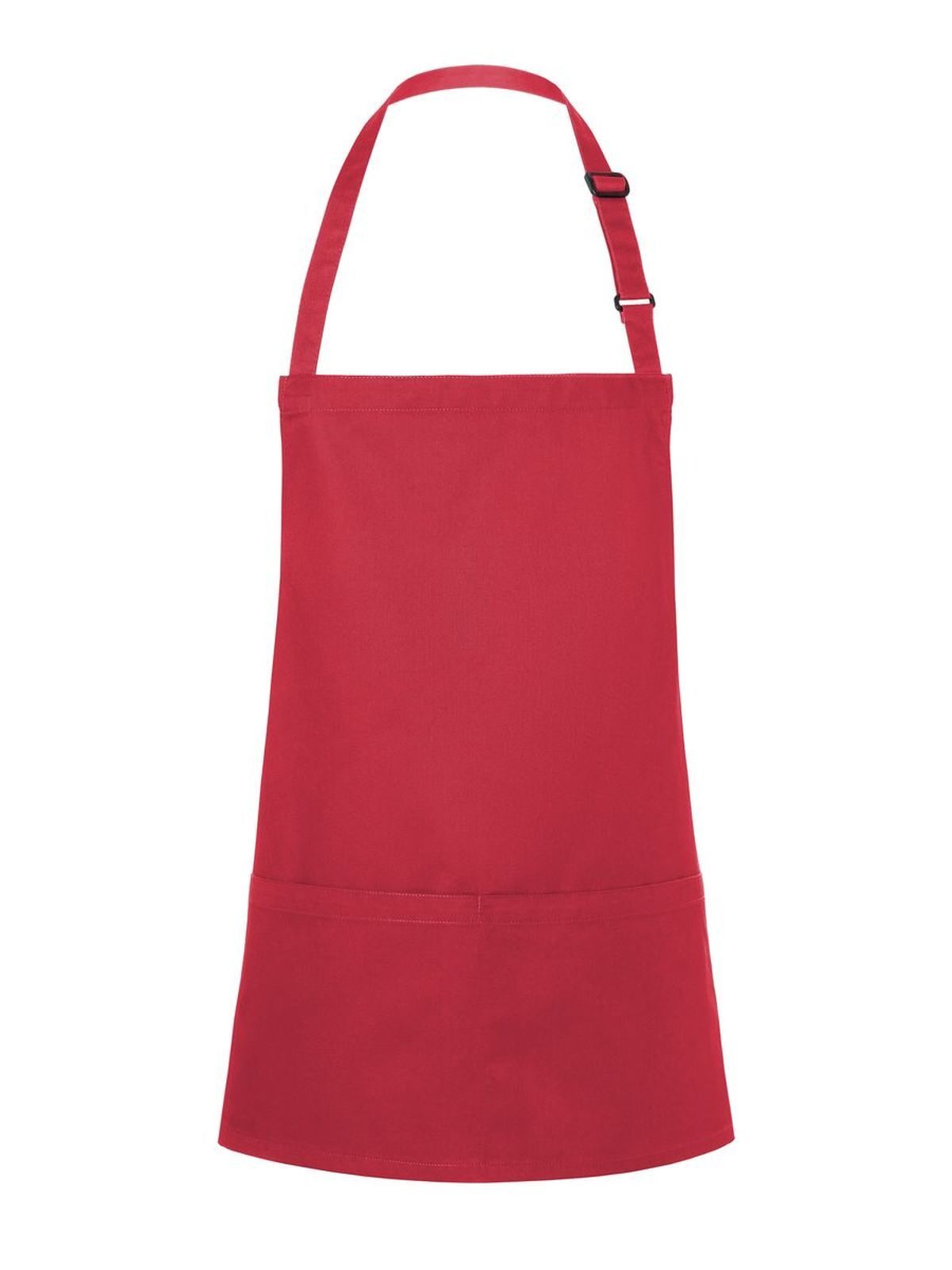Short Bib Apron Basic With Buckle And Pocket