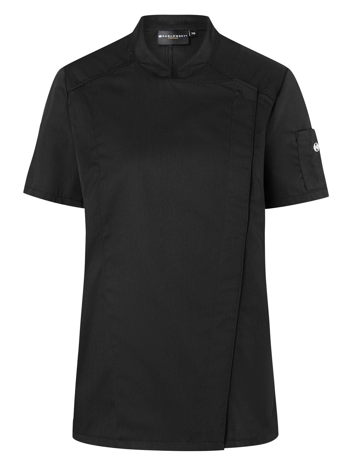 Short-Sleeve Ladiesâ Chef Jacket Modern-Look