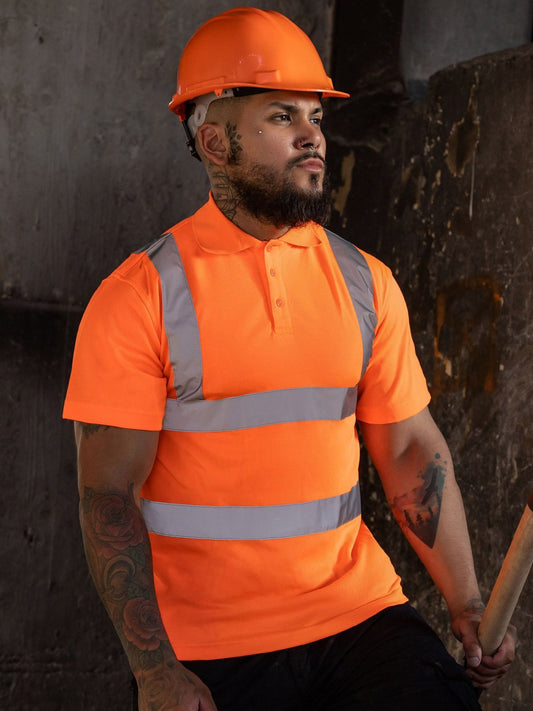 Hi-Viz Poly-Cotton Polo