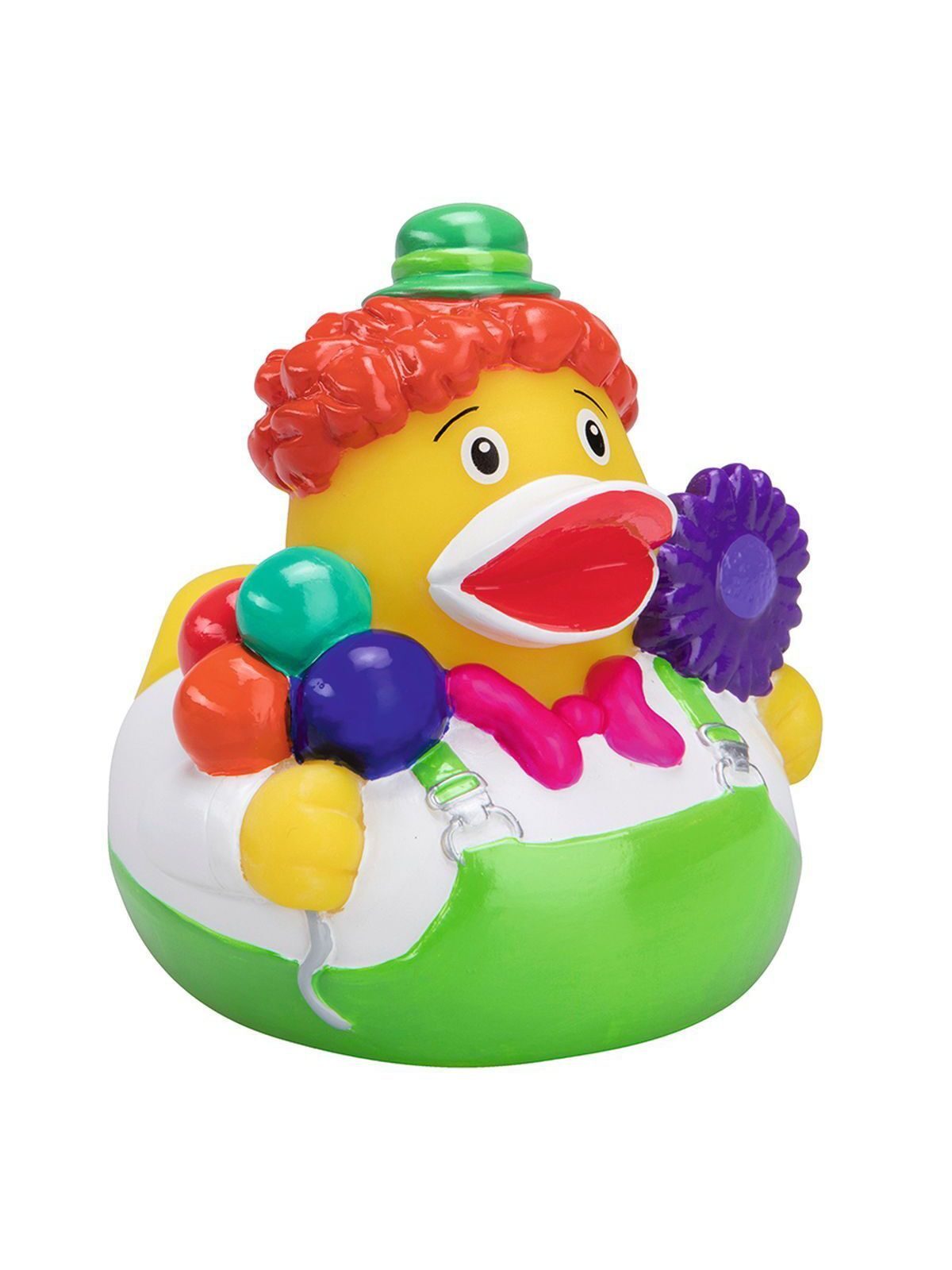 Squeaky duck, clown