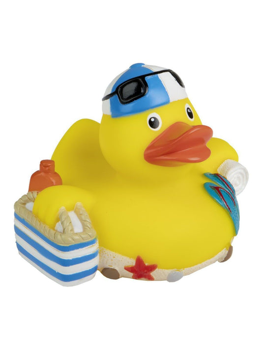 Squeaky duck, beach