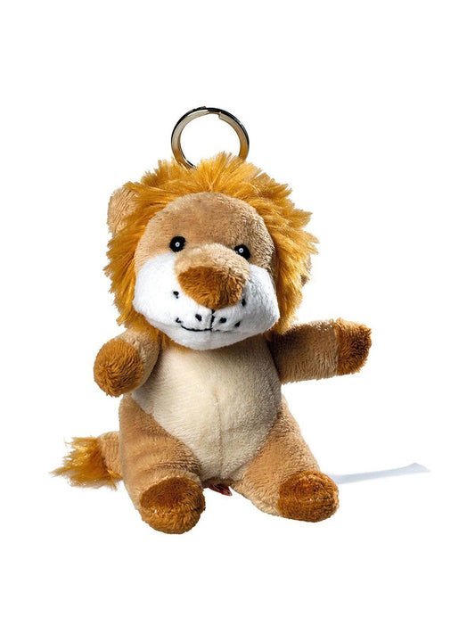 plush lion with keychain