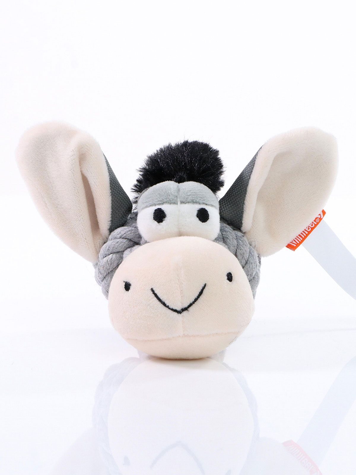 Dog toy knotted animal donkey