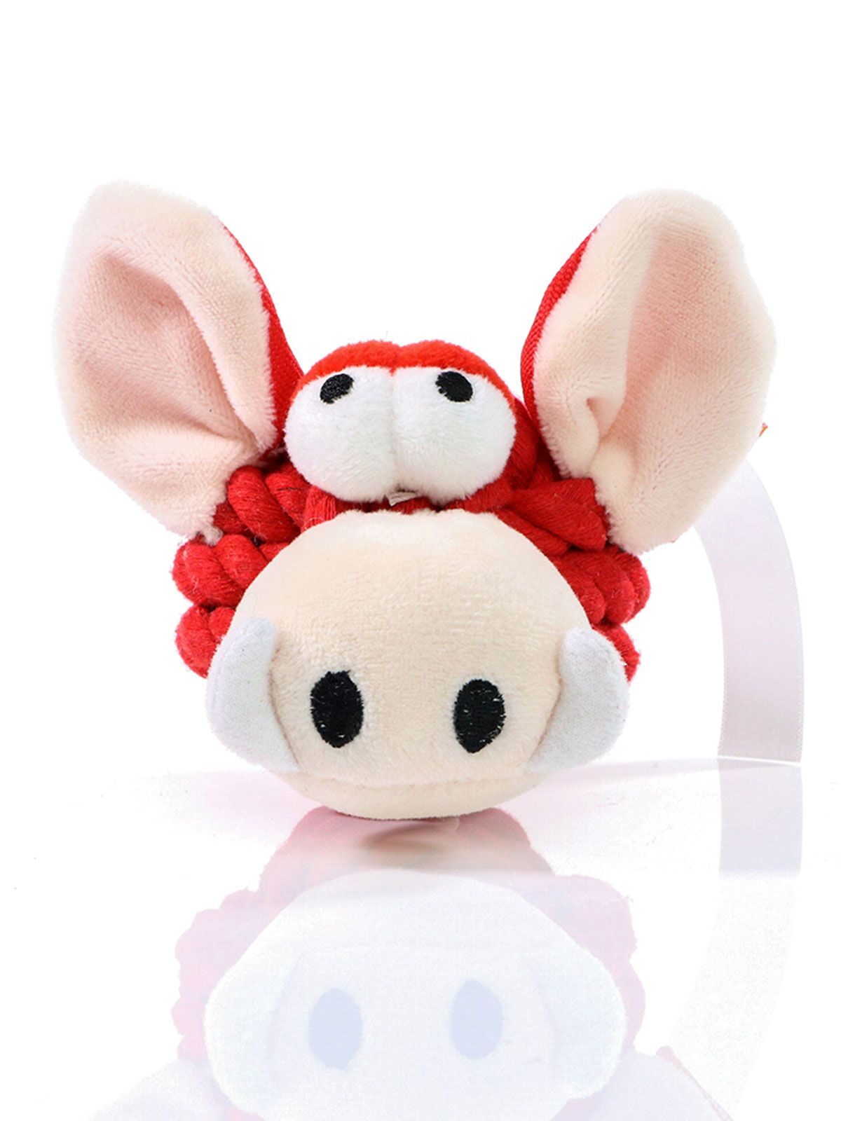 Dog toy knotted animal boar