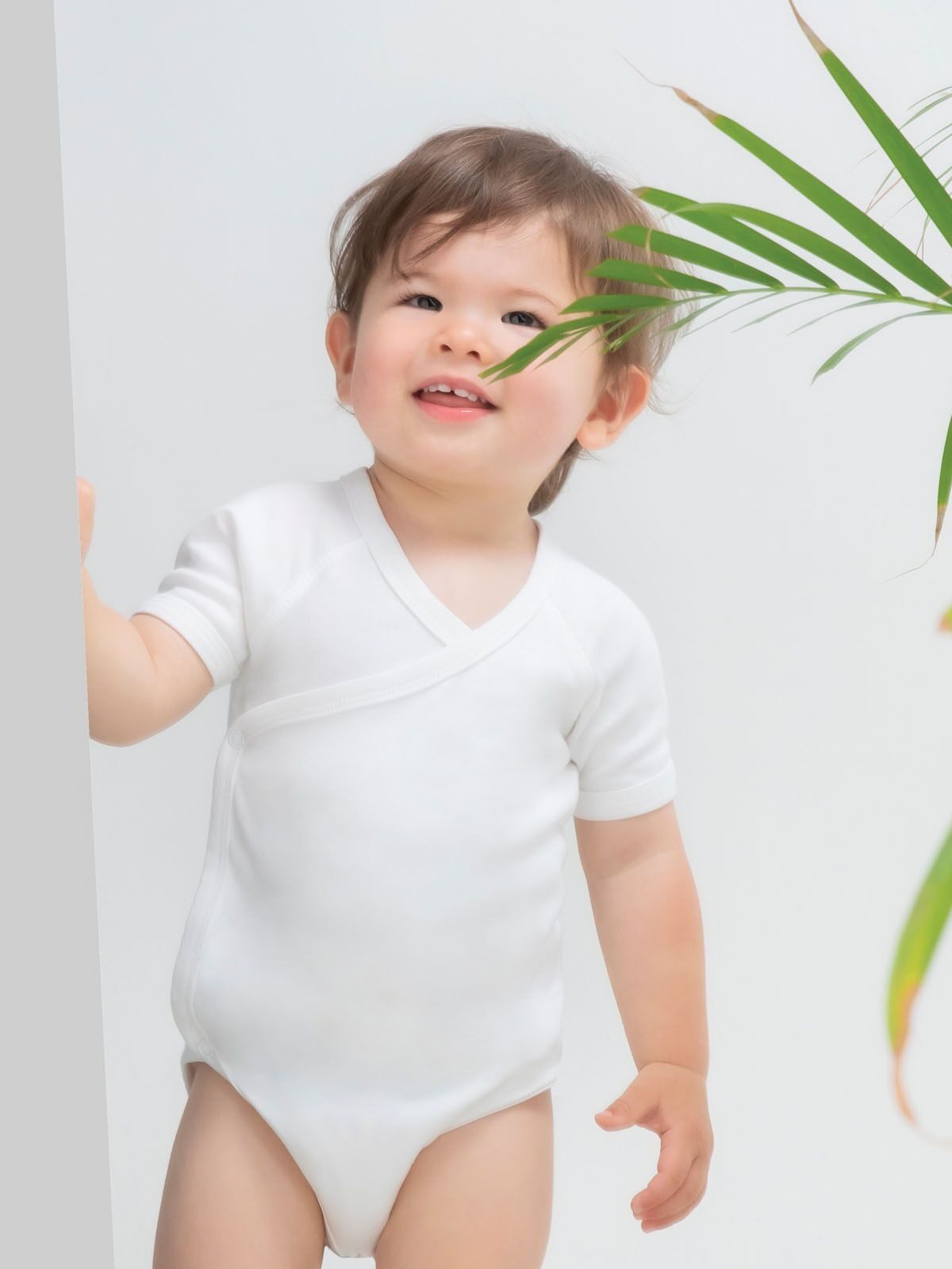 Organic Baby Kimono Bodysuit