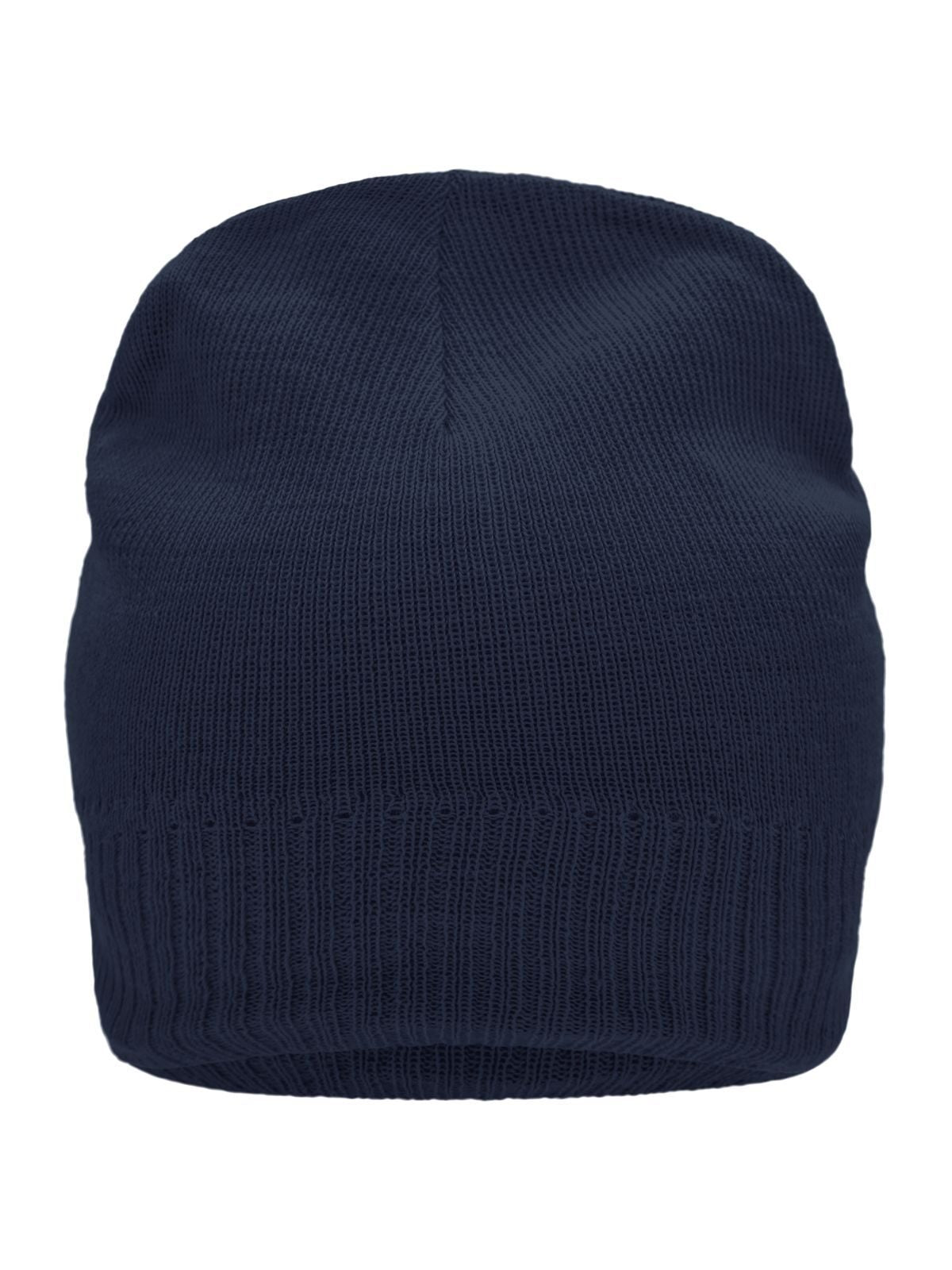 Knitted Beanie with Fleece Inset