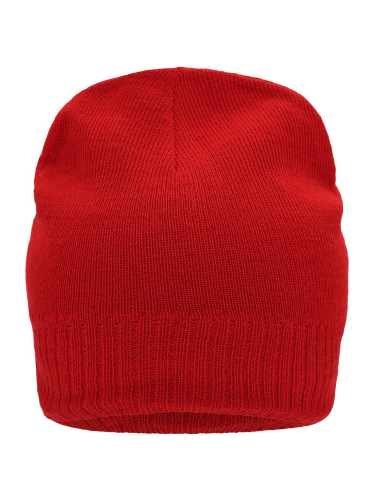 Knitted Beanie with Fleece Inset