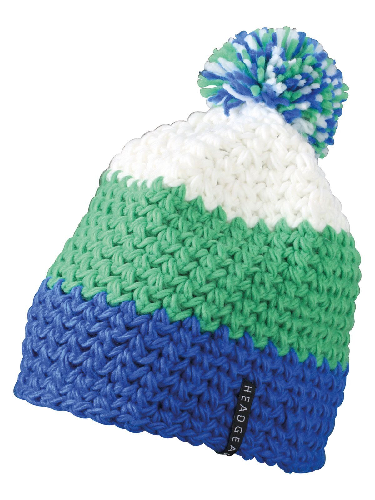 Crocheted Cap with Pompon