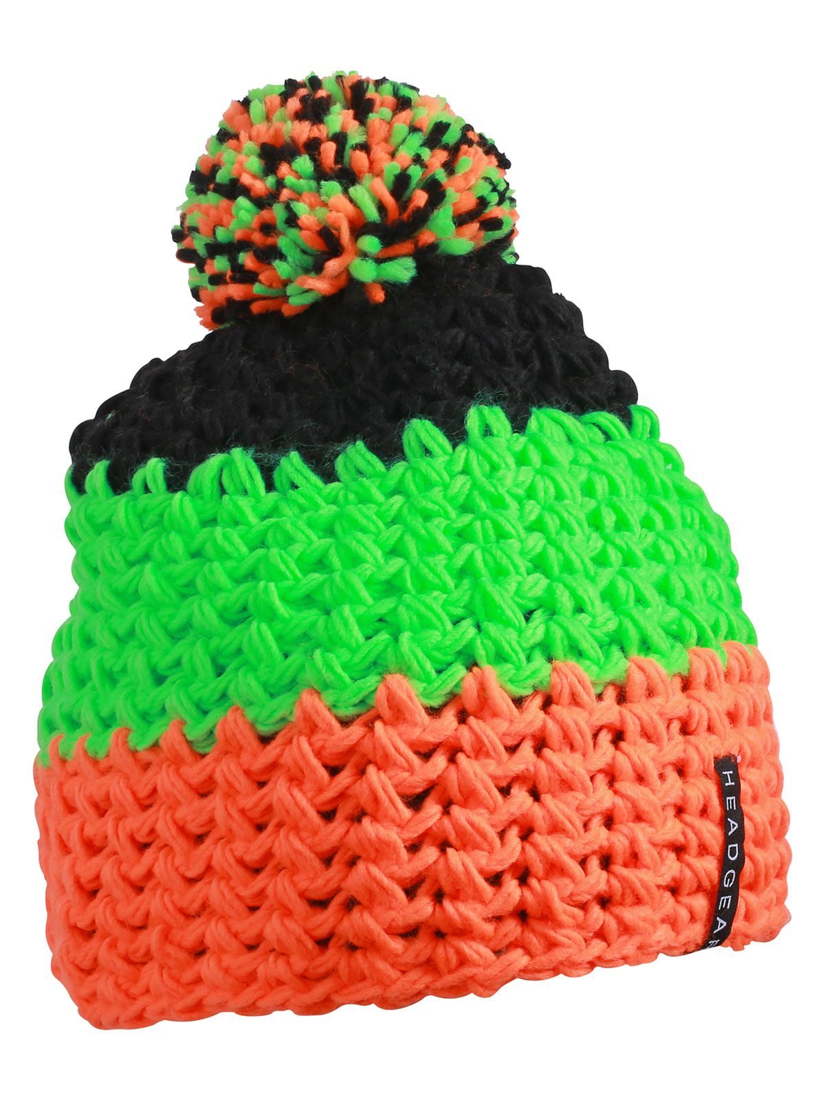 Crocheted Cap with Pompon