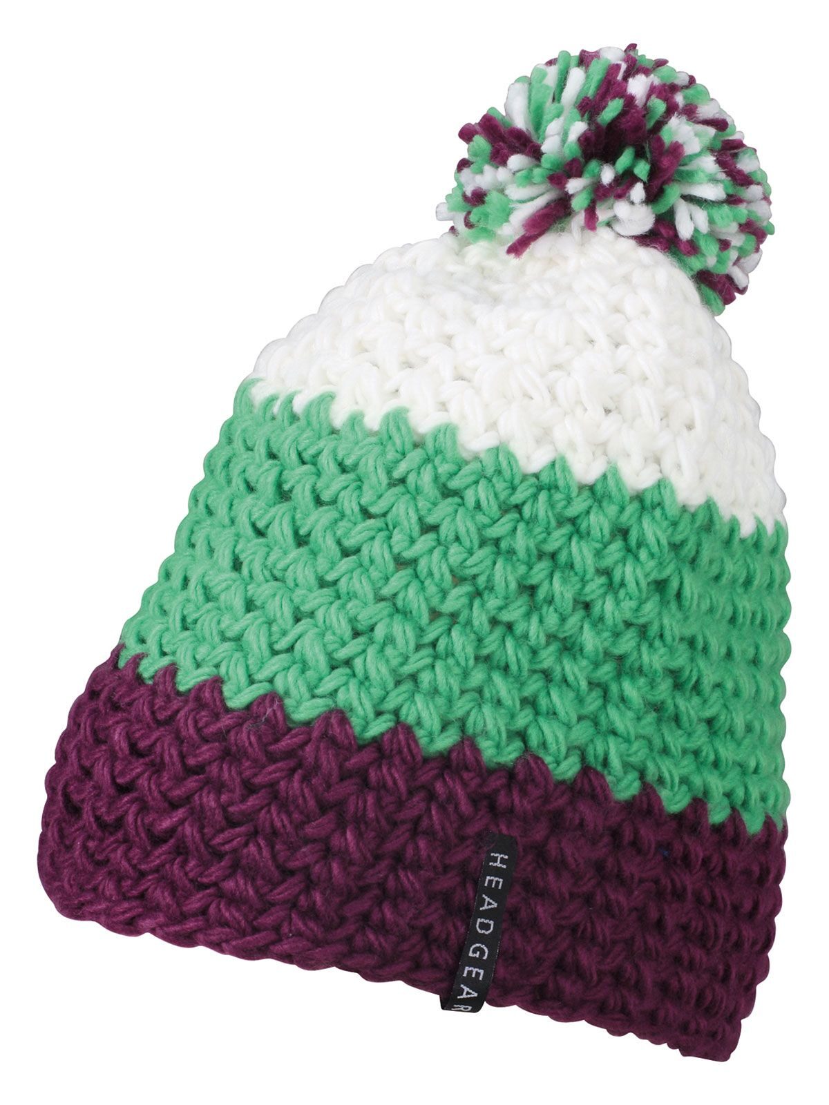 Crocheted Cap with Pompon