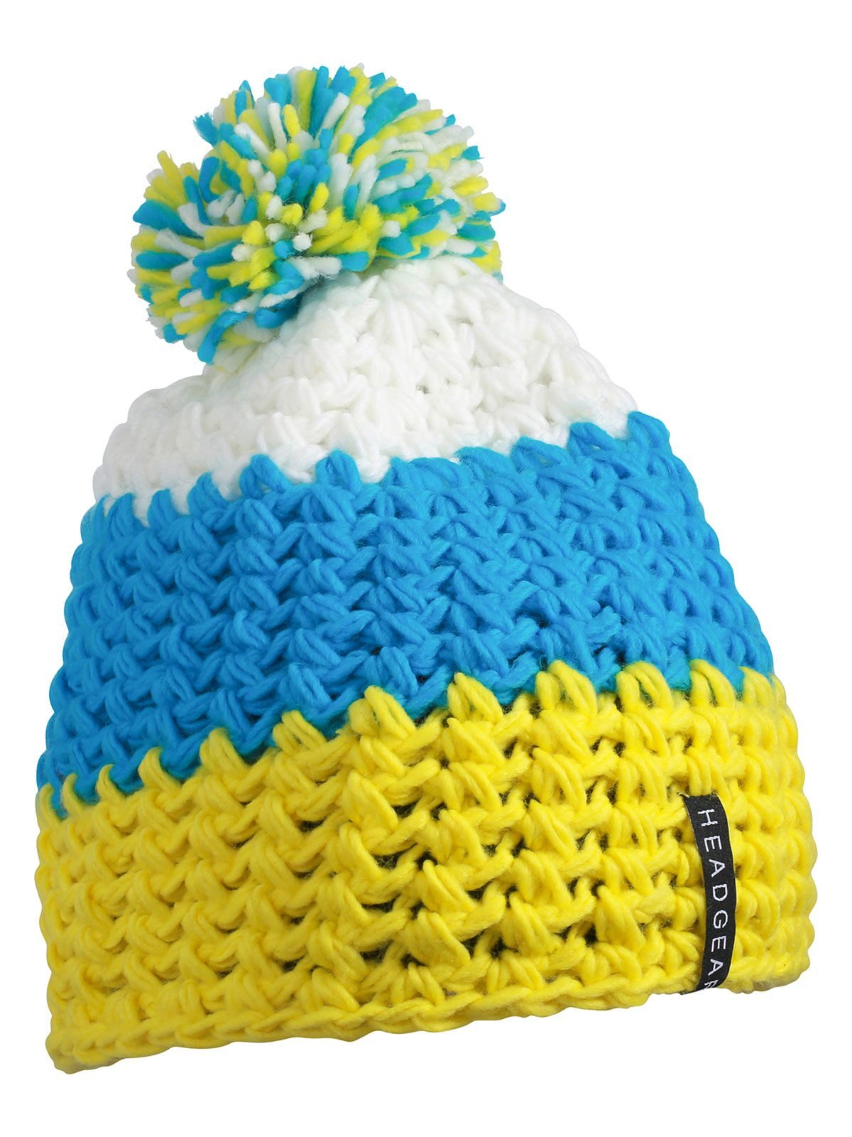 Crocheted Cap with Pompon