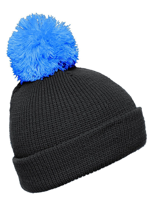 Pompon Hat with Brim