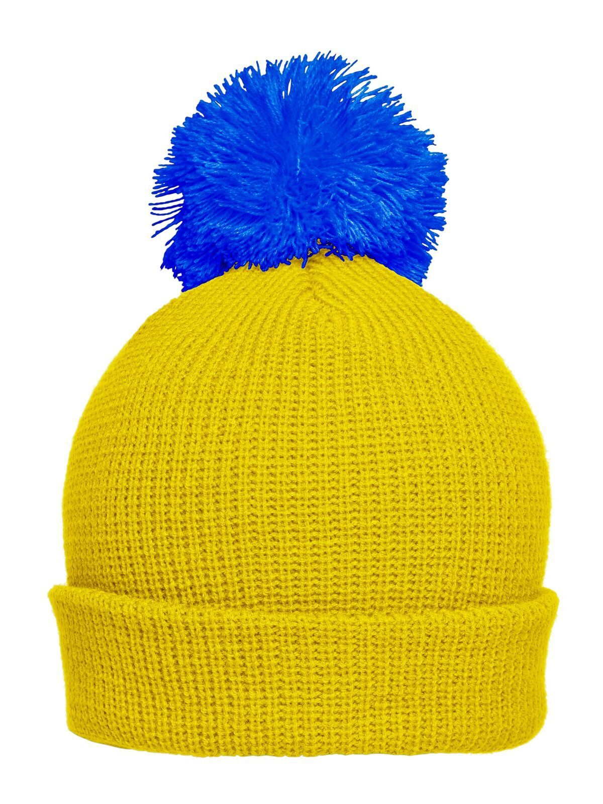 Pompon Hat with Brim