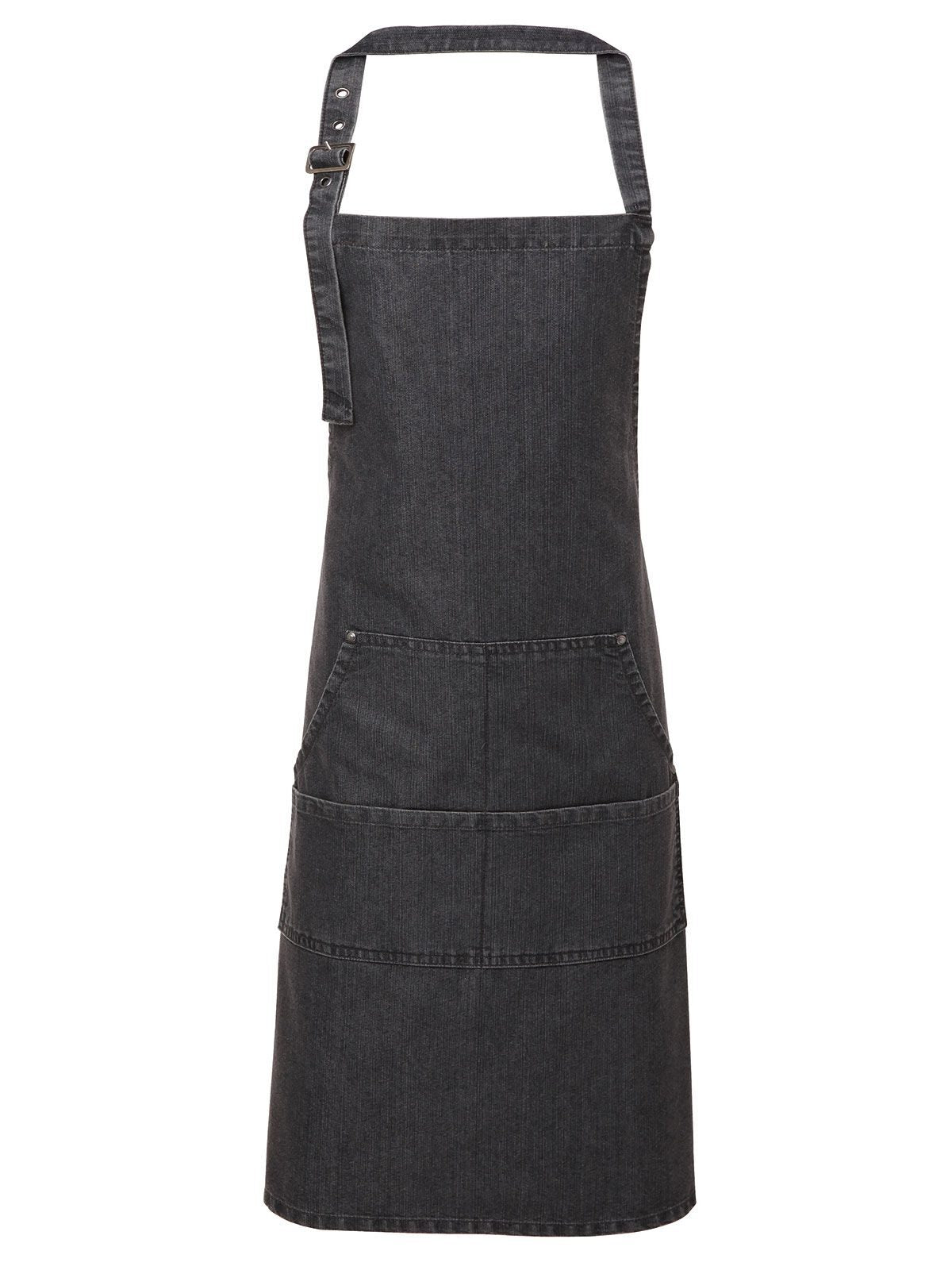 Jeans Stitch Denim Bib Apron