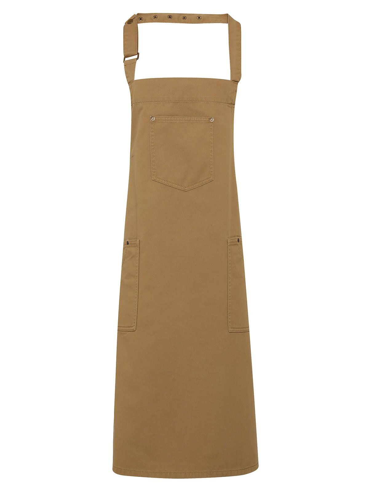 Cotton Chino Bib Apron
