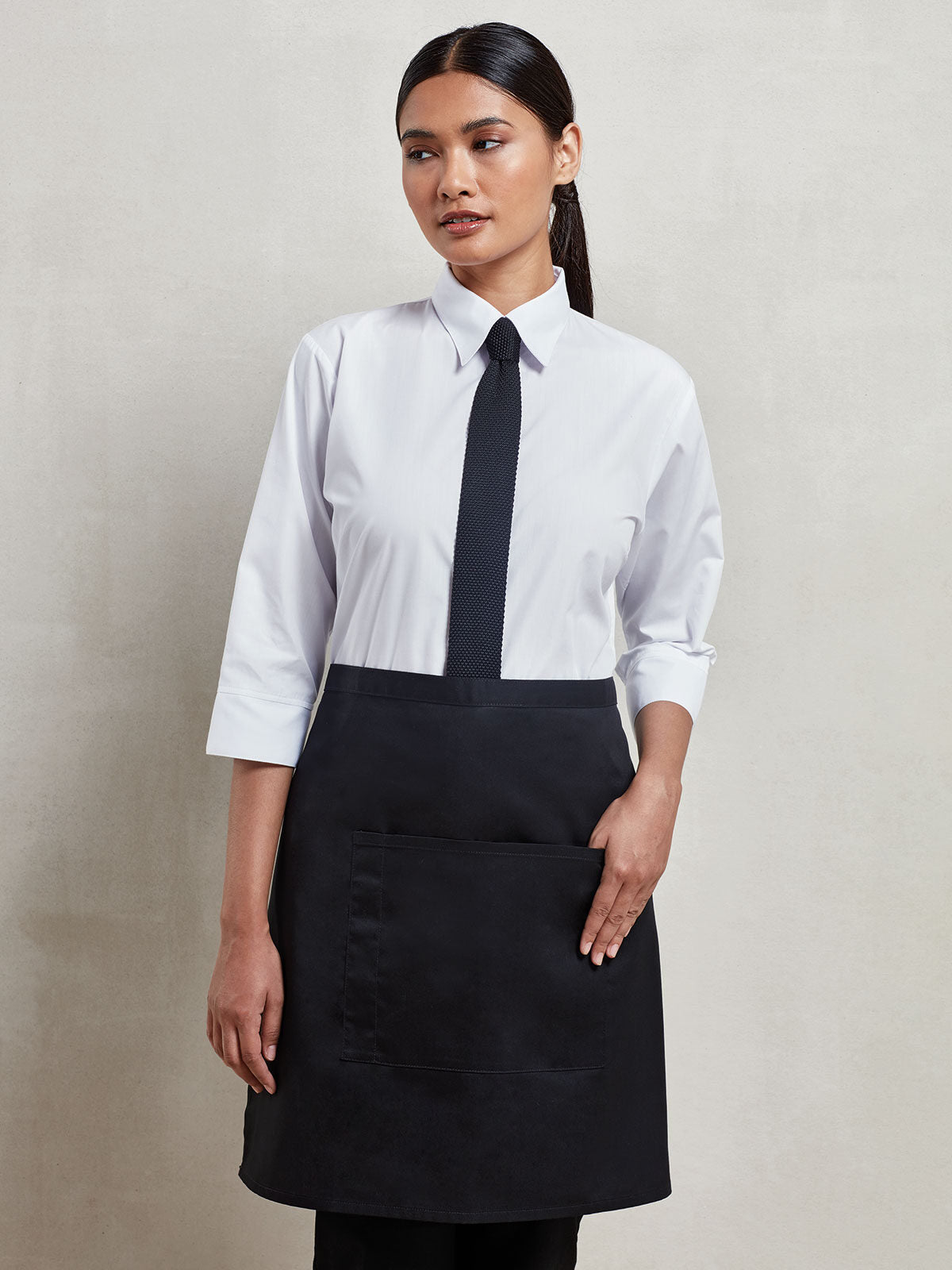 'Colours' Mid Length Apron With Pocket