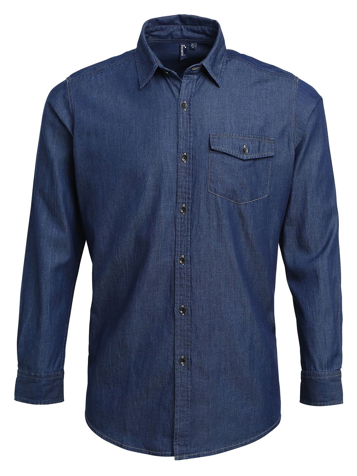 Men'âs Jeans Stitch Denim Shirt