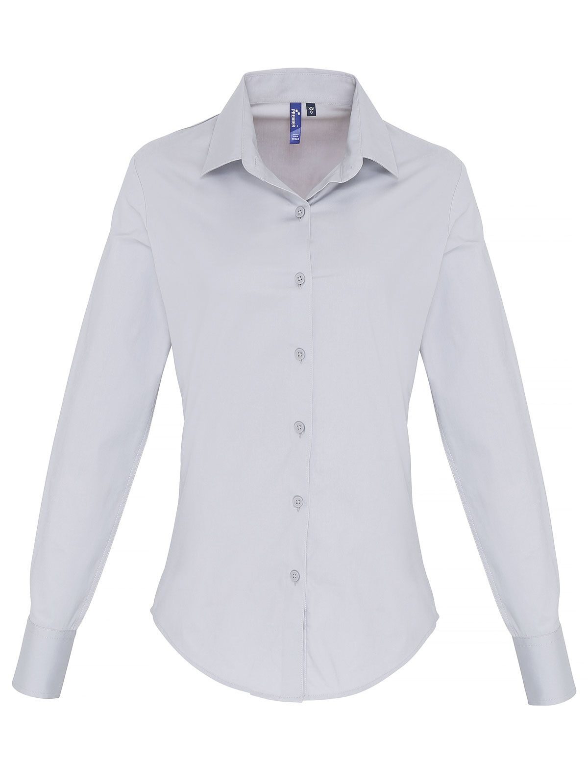 Ladies'â Stretch FitCotton Poplin Long Sleev Shirtt