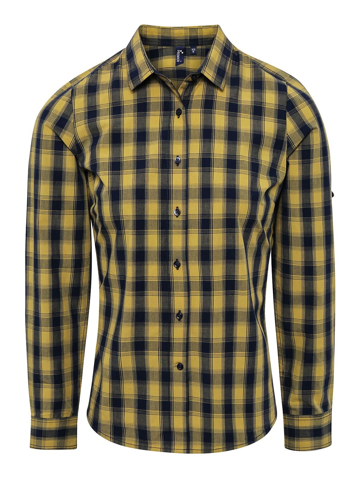 Ladies' LSL 'Mulligan' Check Cotton Bar Shirt t