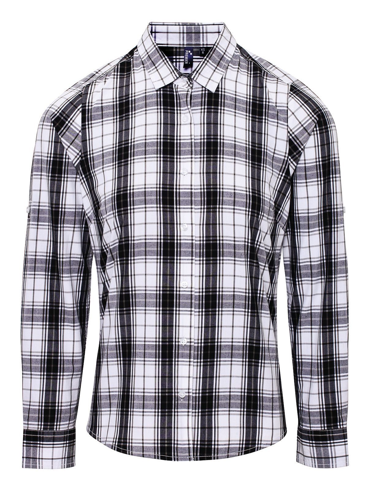 Ladies' LSL 'Ginmill' Check Cotton Bar Shirt