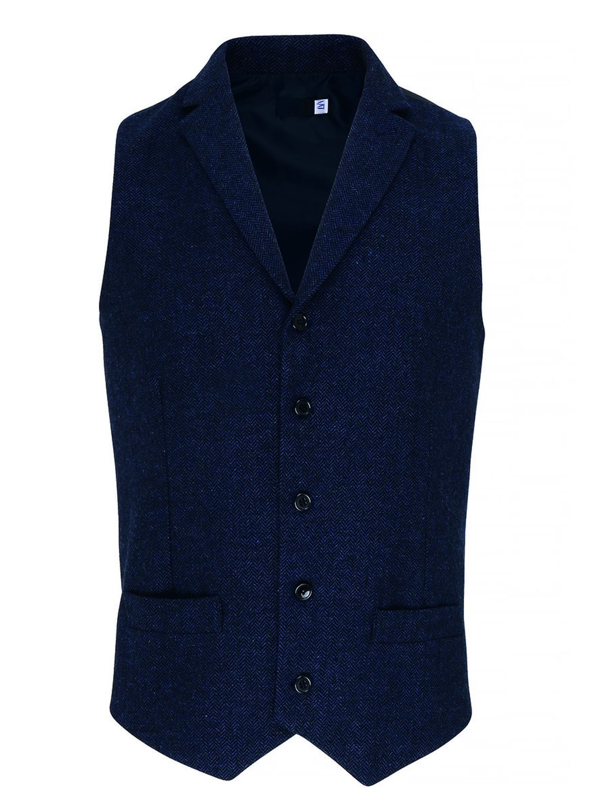 Menâs Herringbone Waistcoat