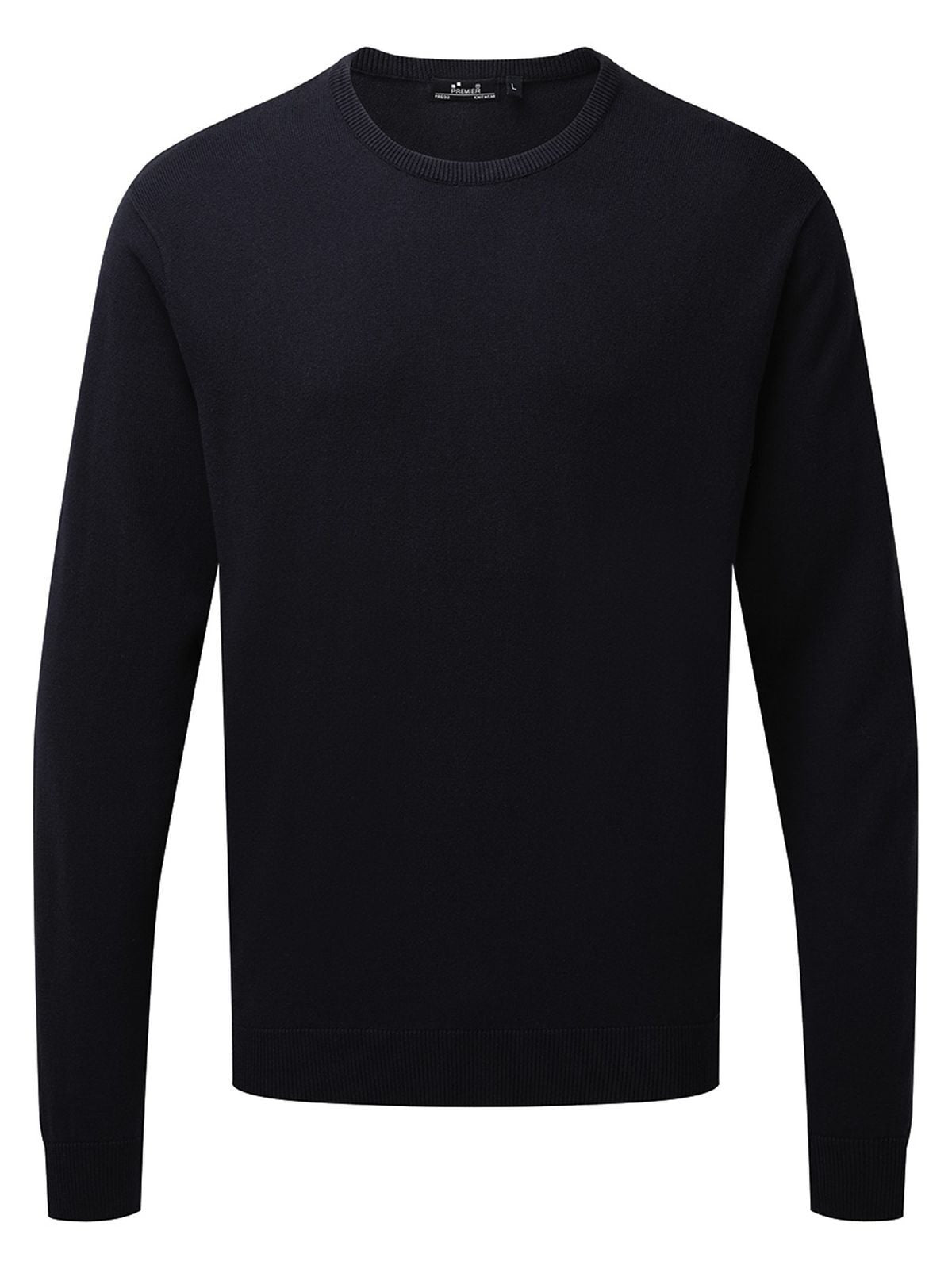 Men's Crew Neck Cotton Rich Knitted Sweater