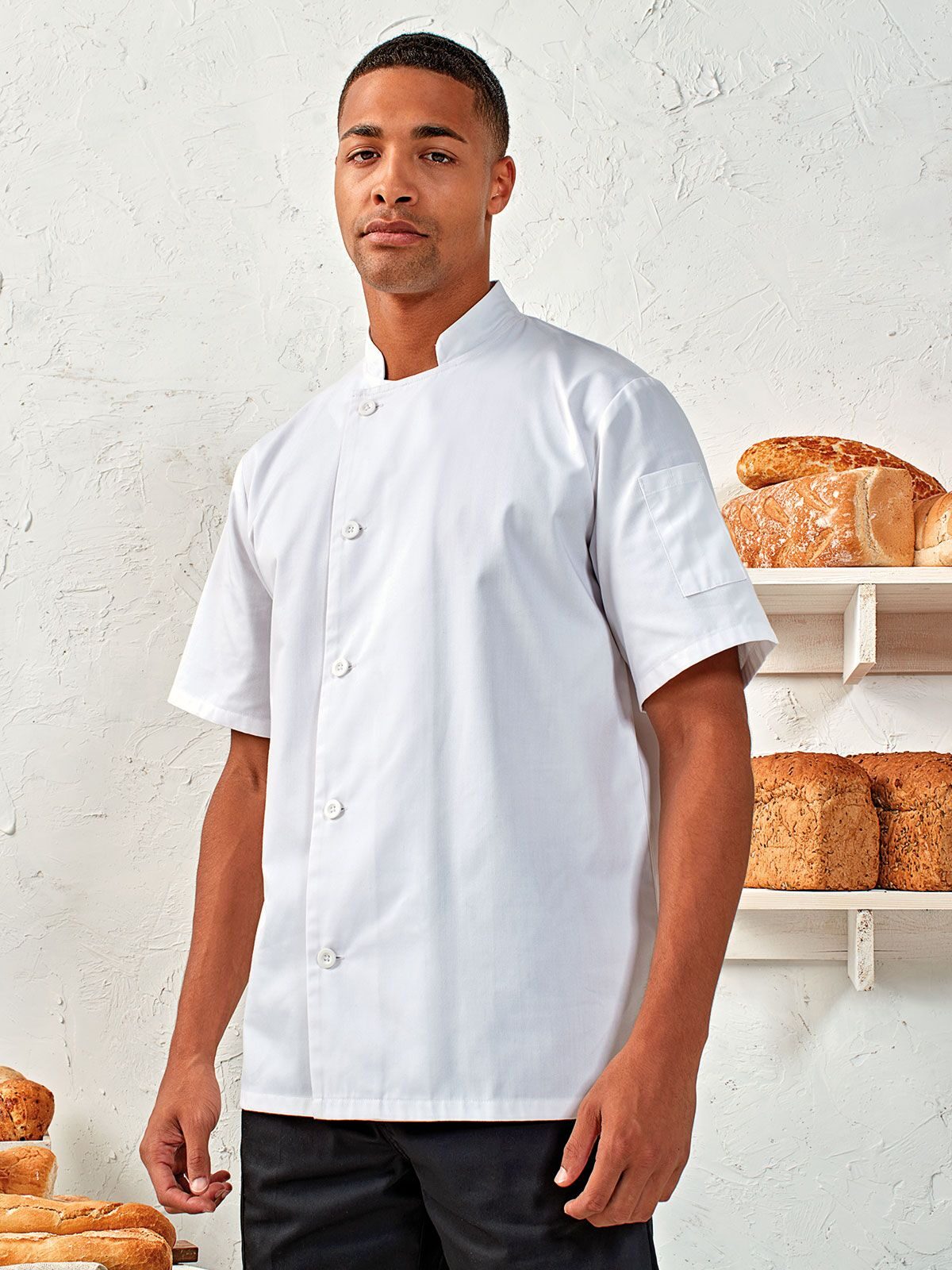 âEssential' Short Sleeve Chef's Jacket