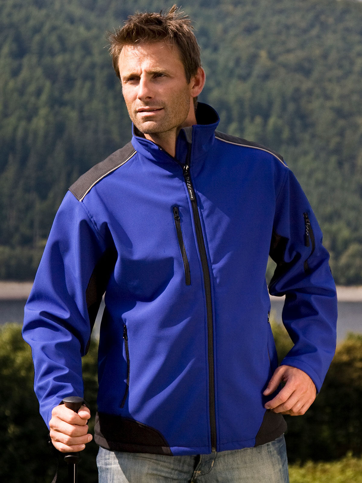 Ripstop softshell workwear jacket