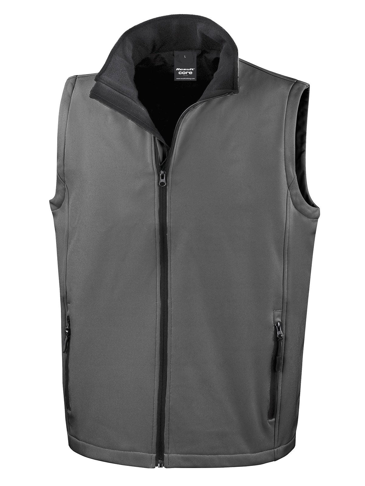 Softshell bodywarmer stampabile