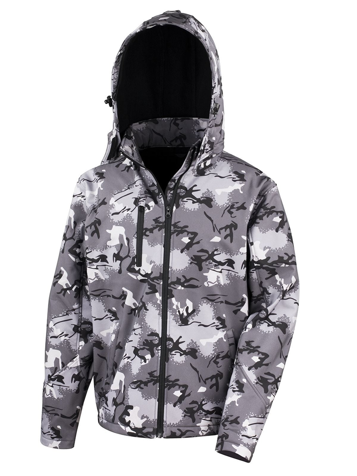 Camo TX Performance Hooded Softshell Jacket