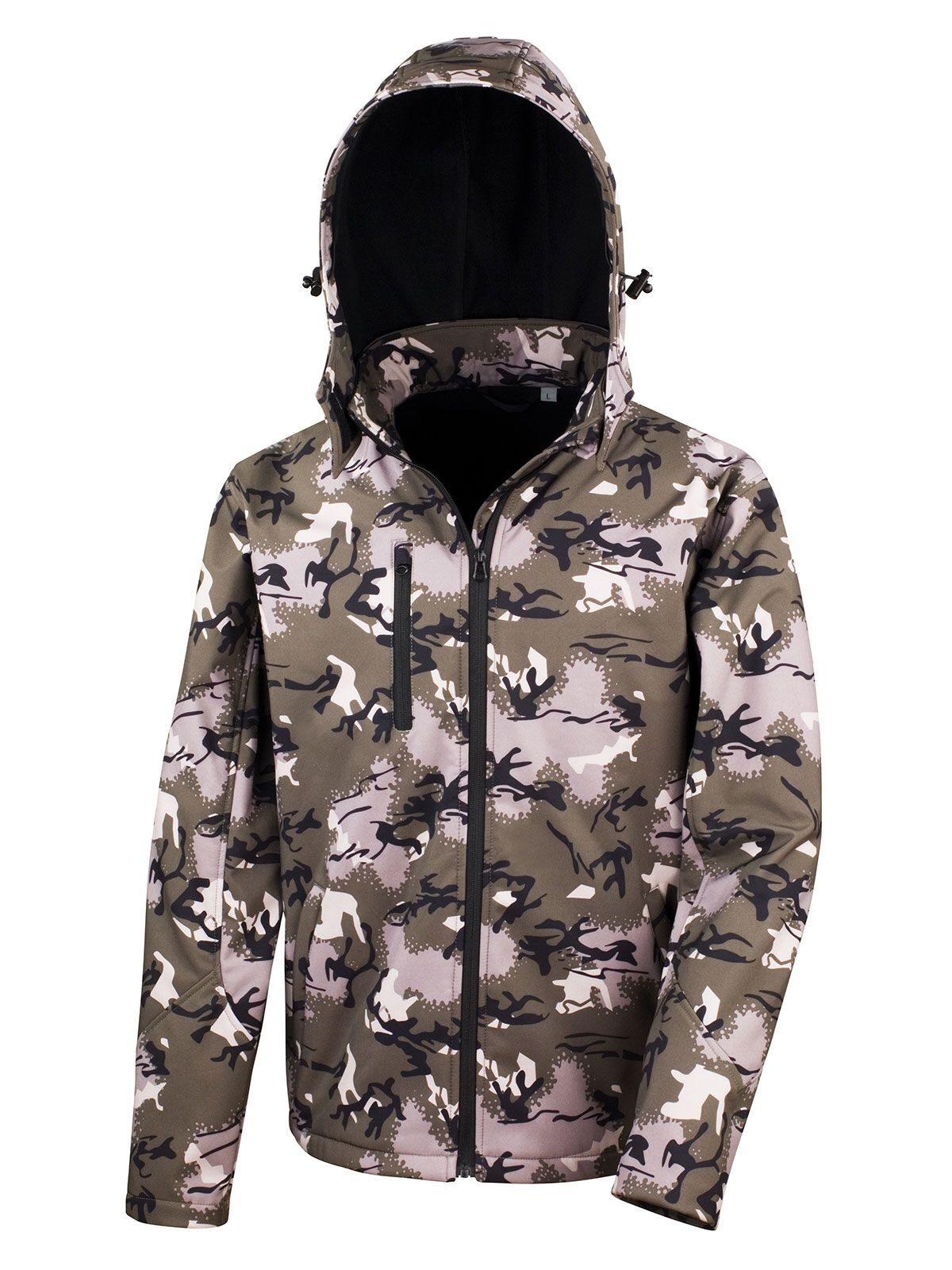 Camo TX Performance Hooded Softshell Jacket
