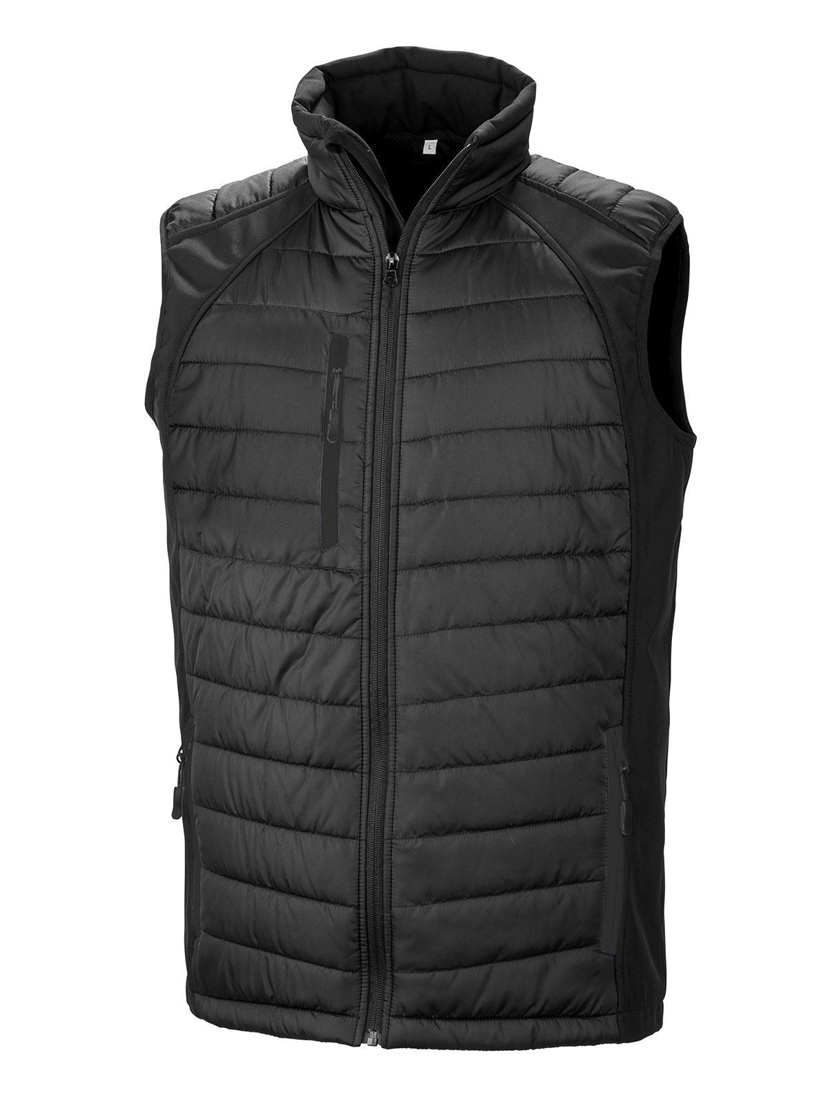 Black Compass Padded Softshell Gilet