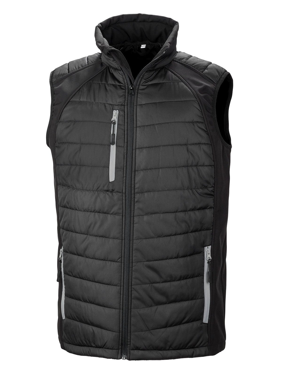 Black Compass Padded Softshell Gilet
