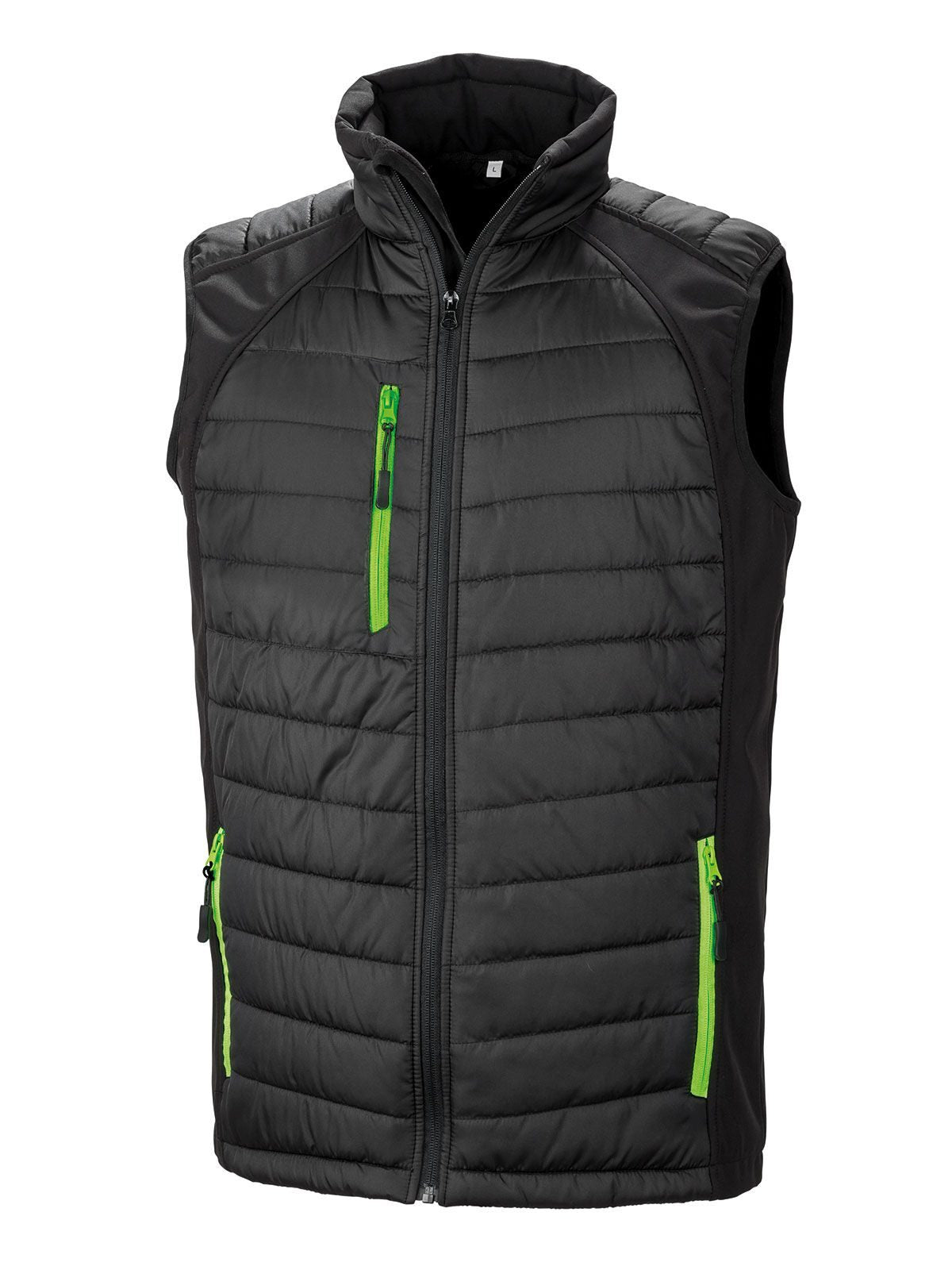 Black Compass Padded Softshell Gilet
