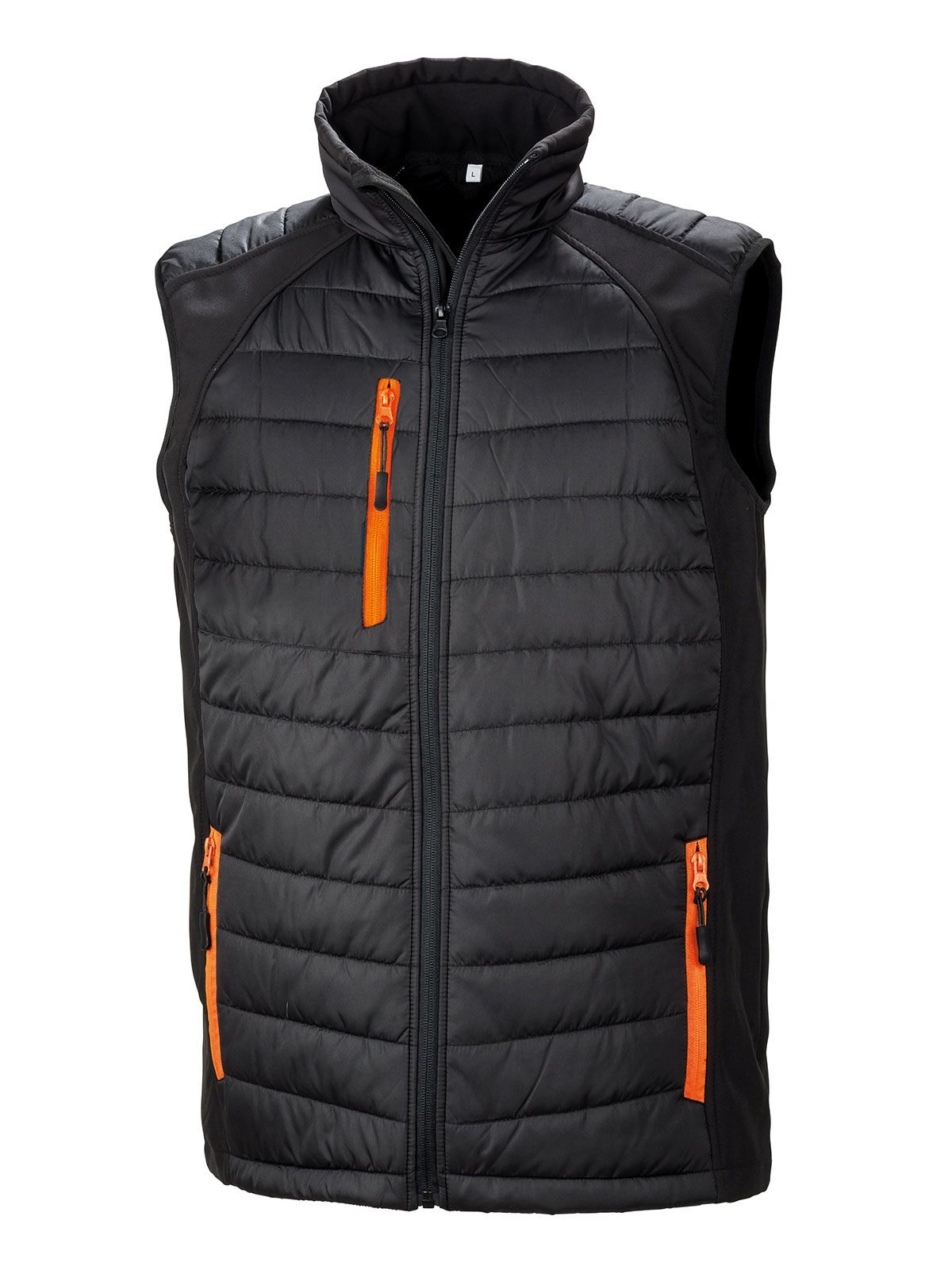Black Compass Padded Softshell Gilet