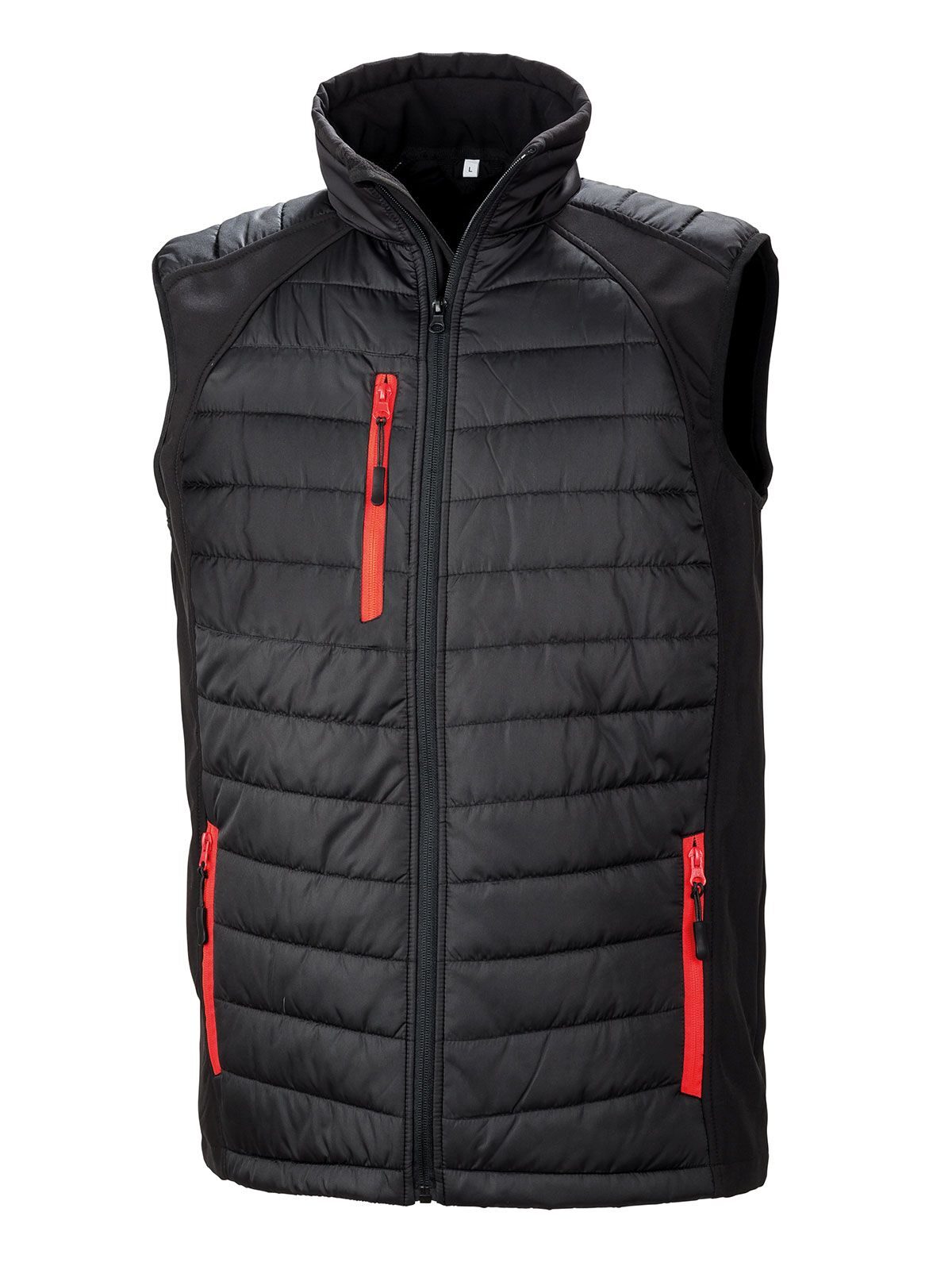 Black Compass Padded Softshell Gilet